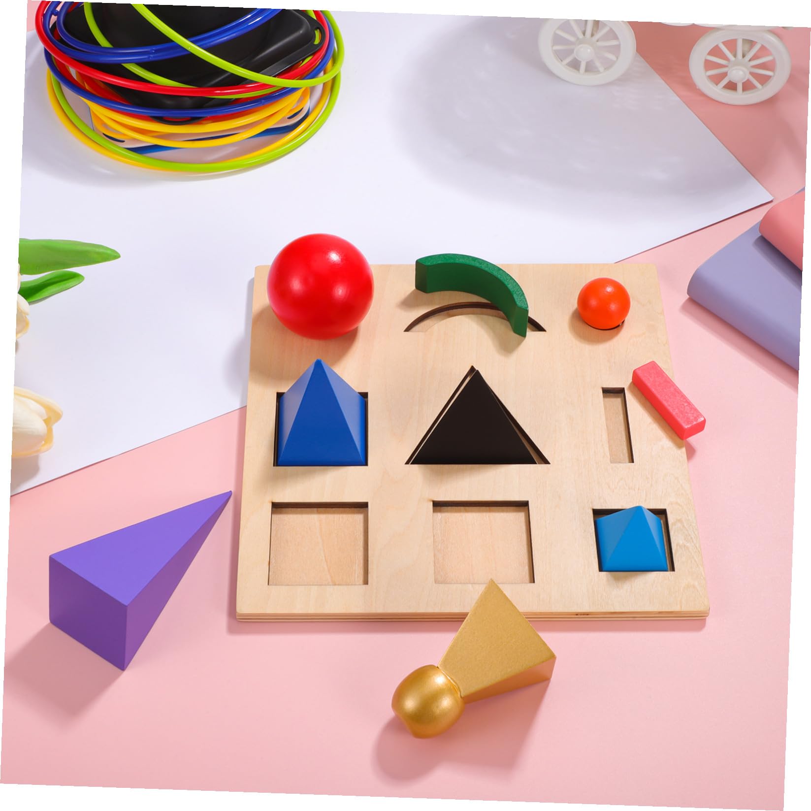 Puzzle in Legno Grammaticali Tridimensionali per Ragazzo Ragazza | Gioco Educativo Montessori in Legno, per Interazione Genitore-Figlio e Allenare Concentrazione