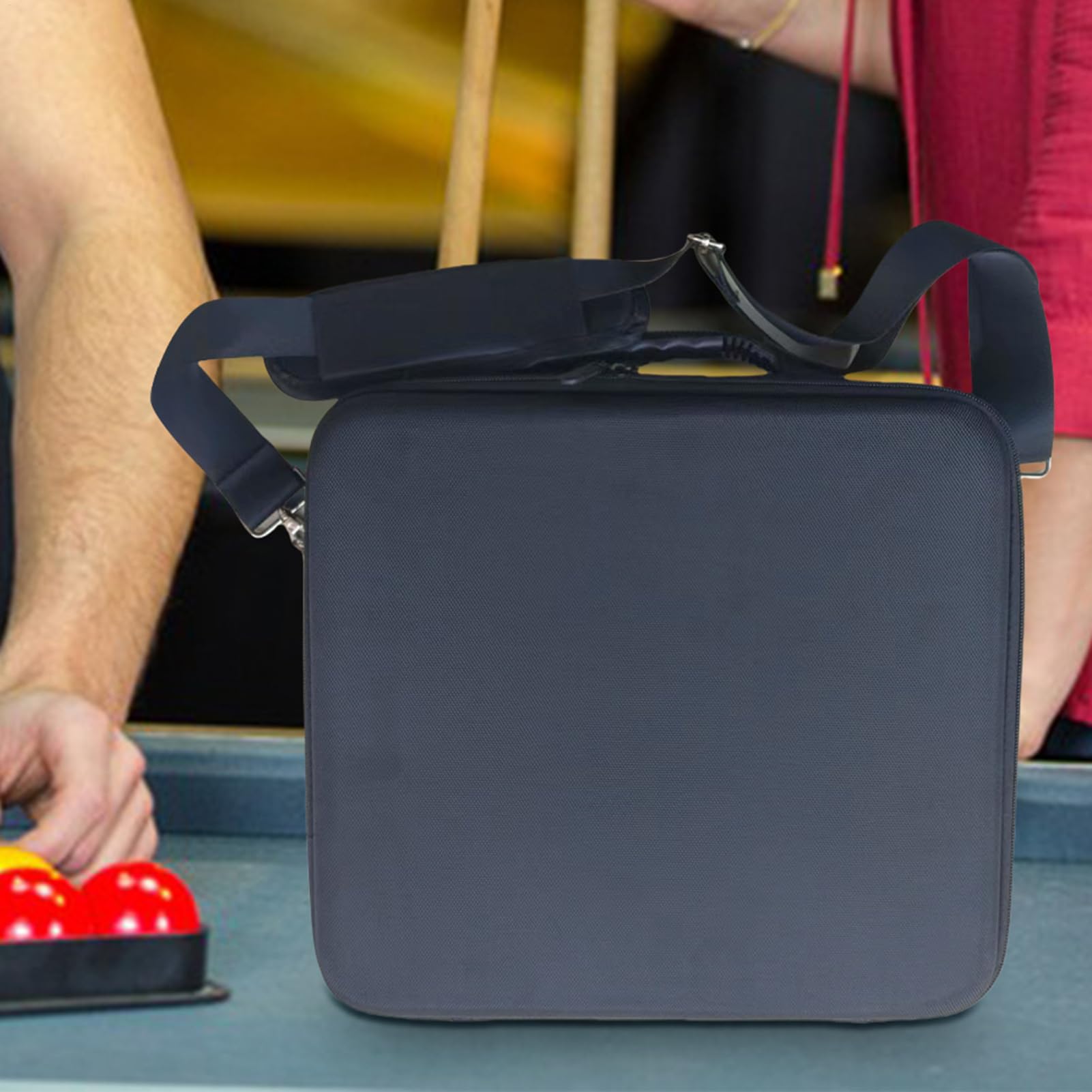 Generico Astuccio Per Palla Biliardo, Borse Leggere Per Palle Biliardo, Borsa Capiente Con Maniglia Per Trasporto Per Tornei Serate Di Gioco In Casa Viaggio Esterno Interno Sala