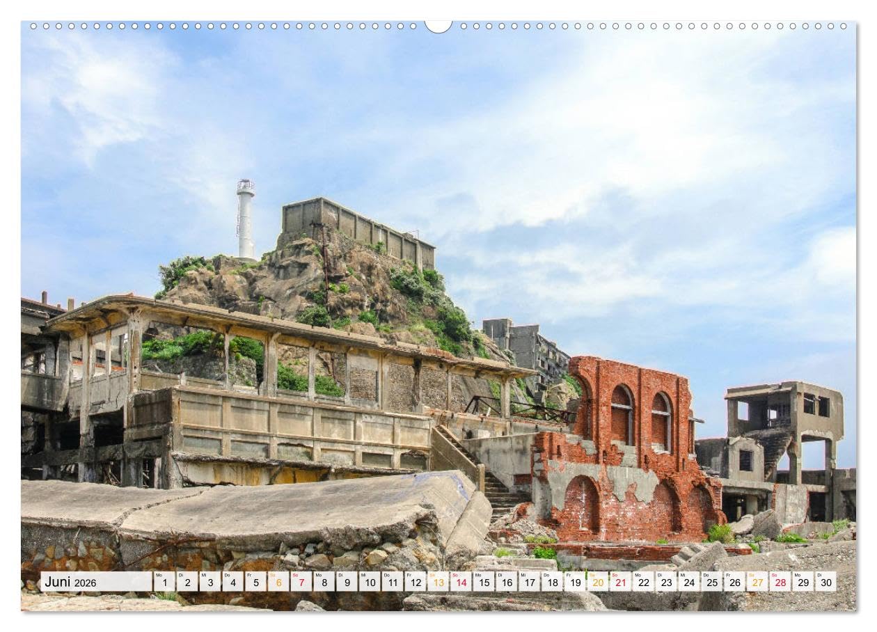 Japan - Tokio, Yokohama, Nagasaki (hochwertiger Premium Wandkalender 2026 DIN A2 quer), Kunstdruck in Hochglanz: Ungewöhnliche Aufnahmen von Japans Großstädten (CALVENDO Orte)
