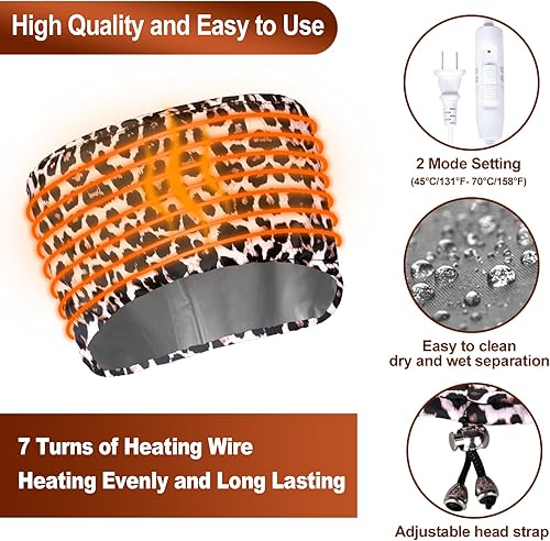 Miniatura 5 de Vaporizador de cabello para acondicionamiento profundo, gorra térmica para cabello negro natural, portátil, eléctrico, para uso doméstico, con