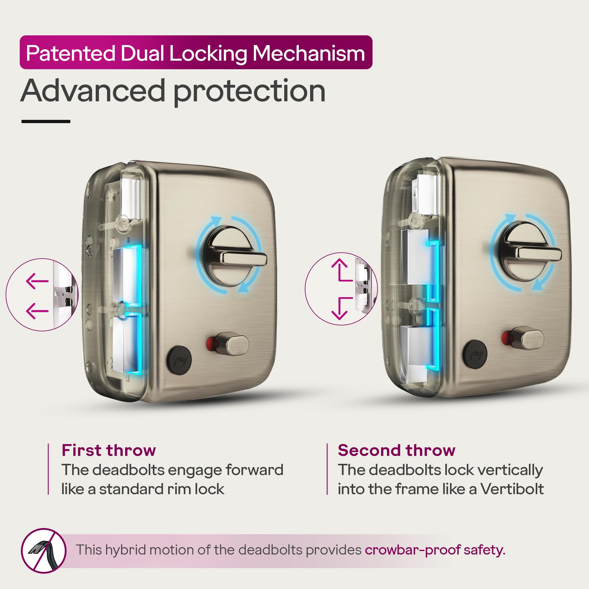 Godrej Centaur Ultra XL+ Double Door Lock - Premium Security -3 Godrej Centaur Ultra XL+ Double Door Lock - Premium Security -3