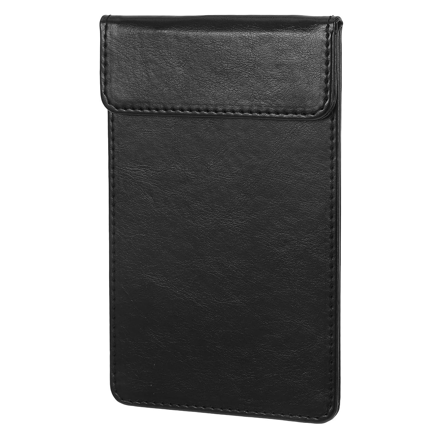 Server Book Guest Check Presenters for Restaurants 10x16 Inch Clipboard Binder with Cloth Texture Cover, Black Card Holders for Waiter Waitress Service
