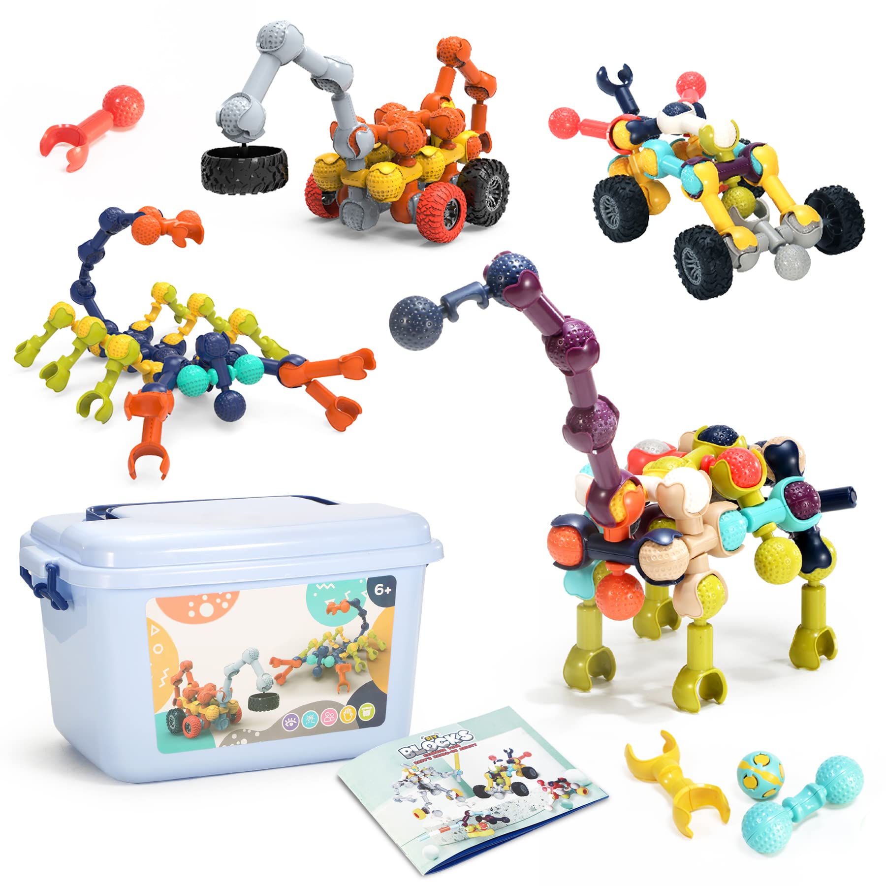 Buy KAZI Stem Building Toys Kids Building Blocks, 76 Pcs Educational