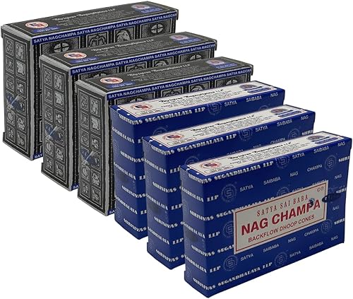 Vista 43 de Super Hit - Conos de incienso de reflujo para cascada, fuente de humo aromático, Haze Falls y esterilla, paquete de 6 Super Hit - 6