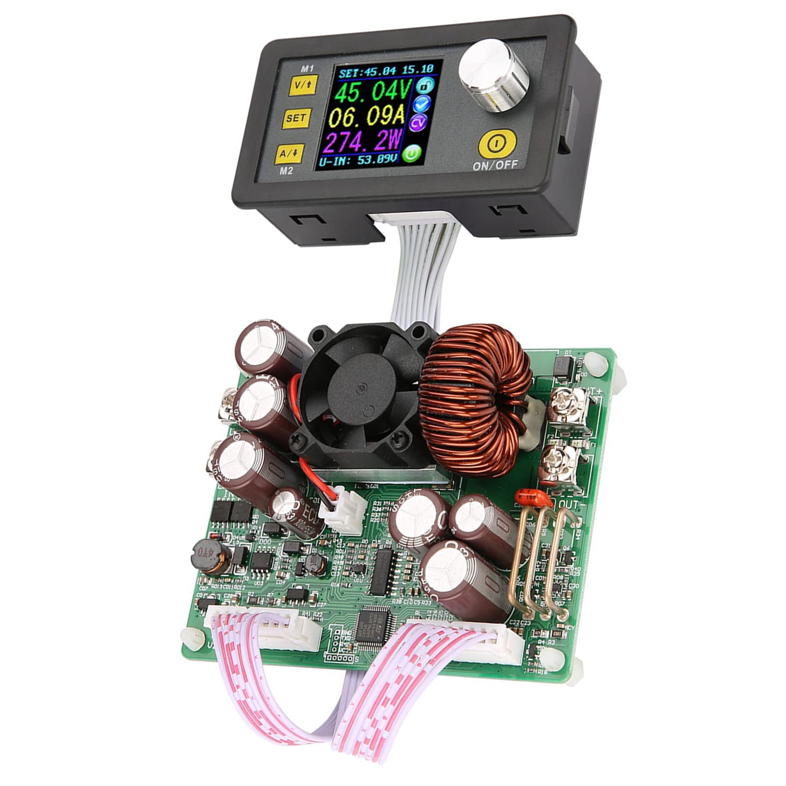 Modulo di alimentazione digitale LCD con regolazione step down regolabile DPS5020 - Controllo programmabile a tensione costante e corrente costante - Uscita da 0 V a 50,00 V e da (DPS5020)