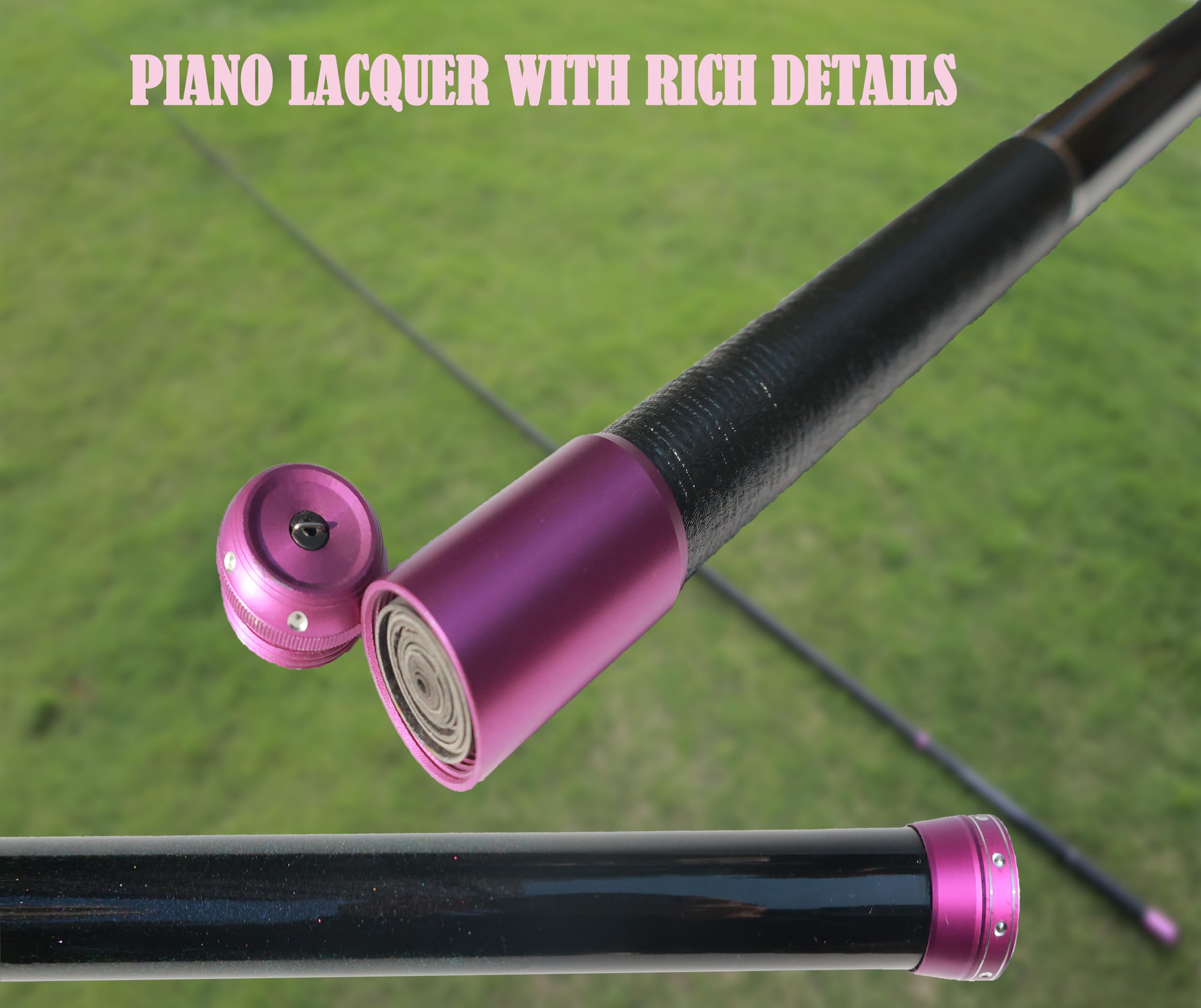 Canna da pesca telescopica in fibra di carbonio da 26,6 FT Canna da pesca ultraleggera portatile canne Tenkara Canne pieghevoli Bass Crappie Kit completo Pocket canna da pesca in bambù