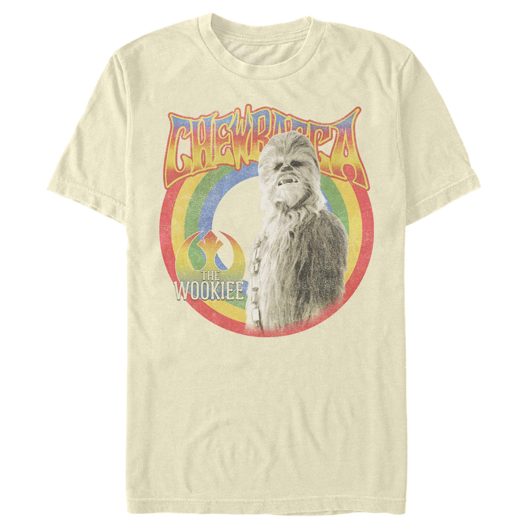 Star WarsMen's Chewbacca Psychedelic Concert T-Shirt, Cream, XX-Large