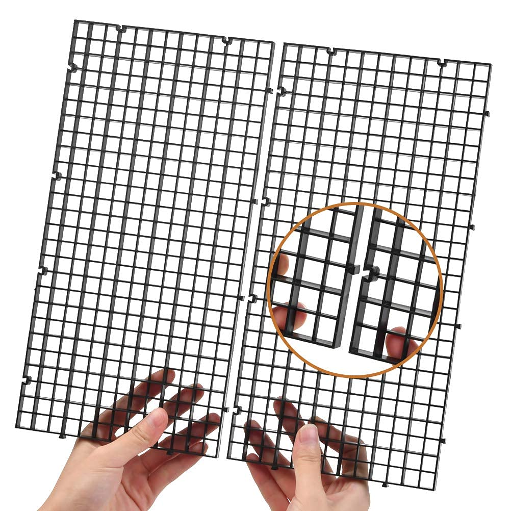 NA 25Pcs Aquarium Grid Divider Tank Separator Aquarium Plastic Divider