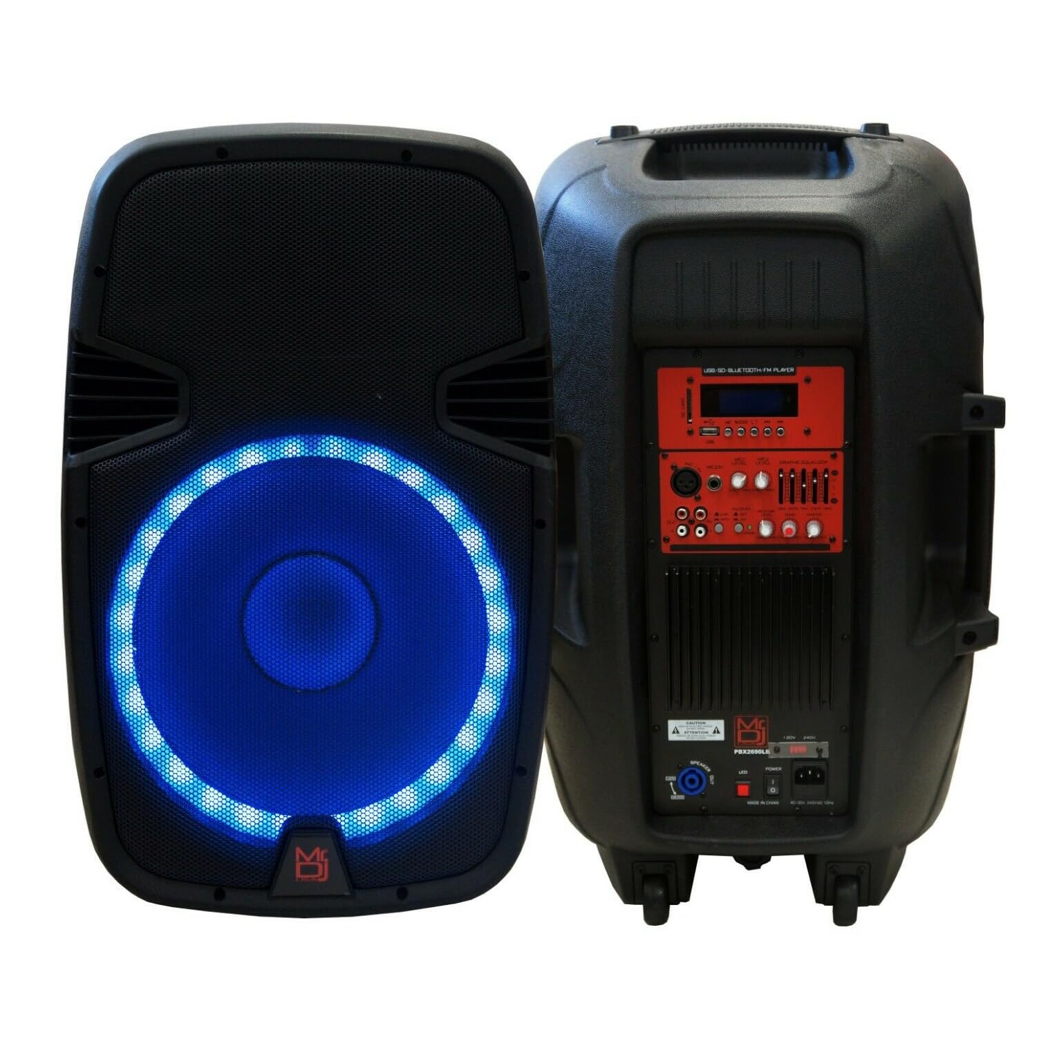 Mr. Dj USA PBX2690LB 15-Inch 3500 Watts Bass Amplifier Cabinet w Max Power Speaker