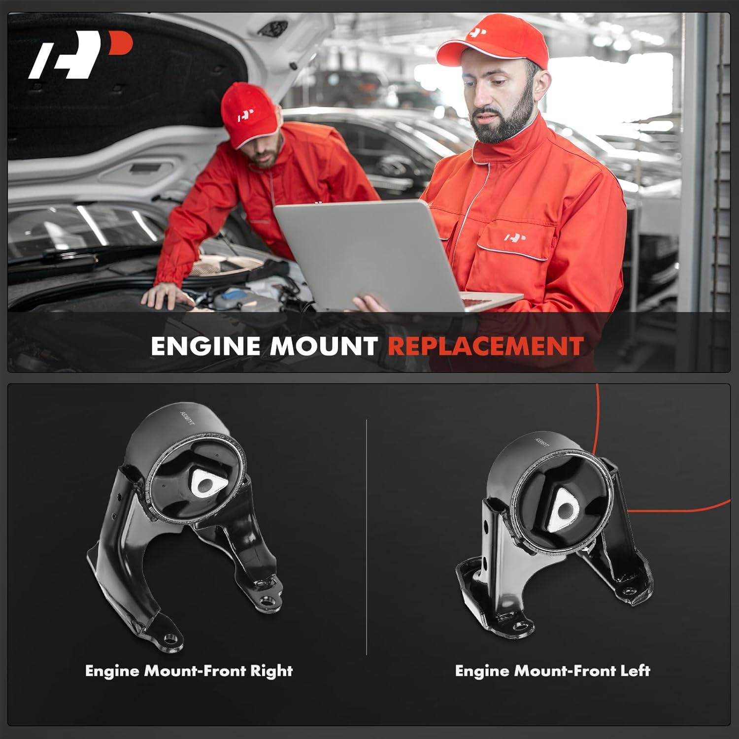 a-premium 2pcs front left right engine motor mount kit compatible with chevrolet colorado 2004-2012 & gmc canyon 2004-2012 & hummer h3 2006-2010, h3t 2007-2010 & isuzu i-280 2006, i-290, i-350, i-370