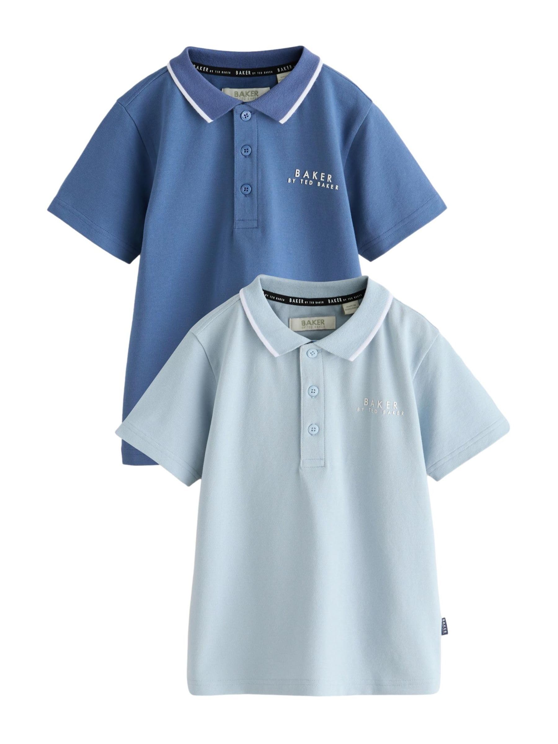 Ragazzo - Confezione da 2 Polo | Bambino, Standard, Design con l'attuale stile inglese