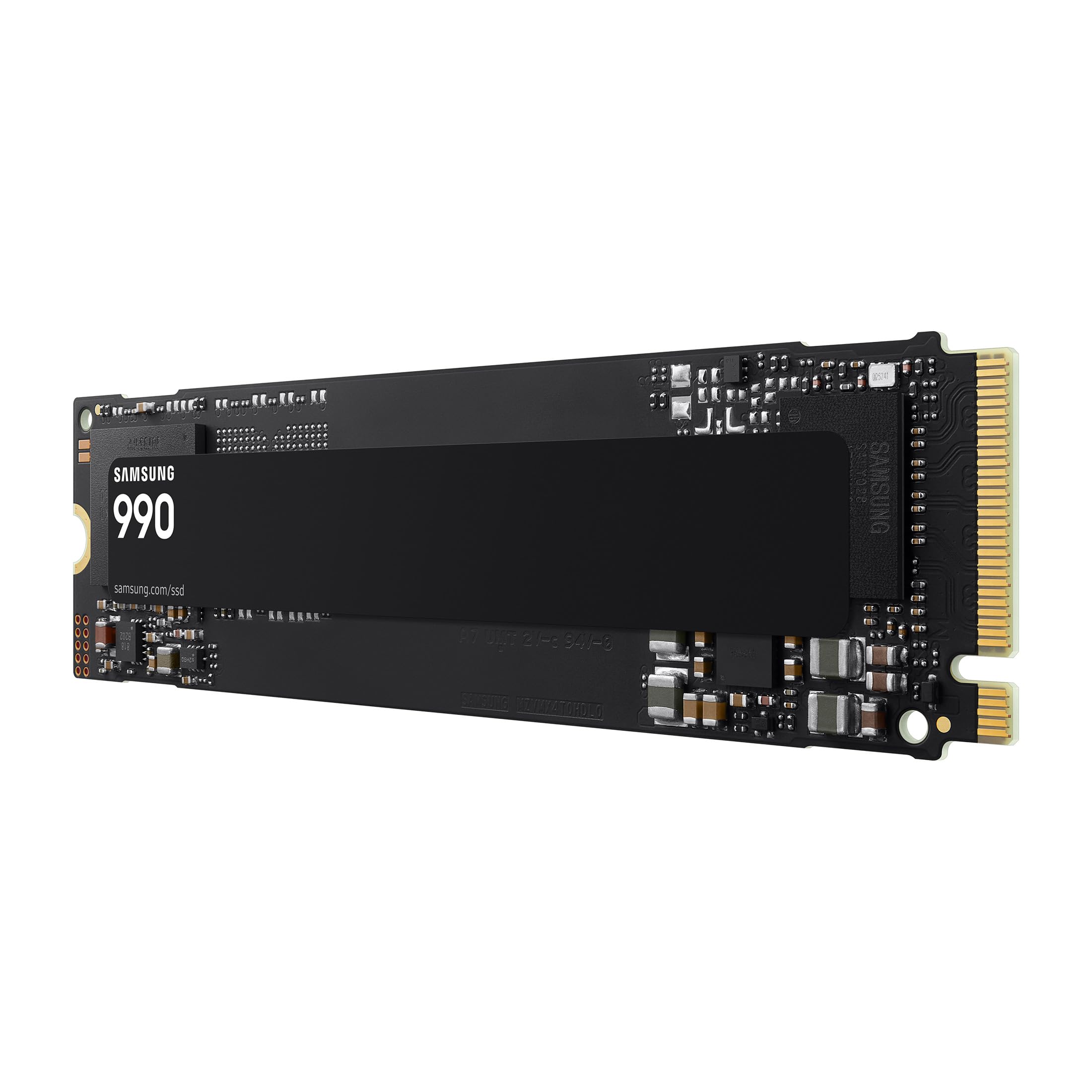 Samsung SSD 990, Interne M.2 NVMe SSD Festplatte, 1TB, PCIe 4.0 x4 | Datenspeicher, NVMe 2.0, Bis zu 7.150/6.450 MB/s Lese-/Schreibgeschwindigkeit, Für Arbeit, Gaming & Kreatives, MZ-V9V1T0BW