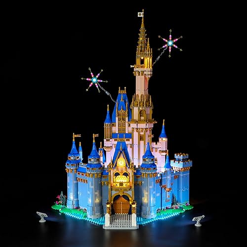 Miniatura 3 de BRIKSMAX Kit de iluminación LED para LEGO-43222 Disney Castle (versión de control remoto), compatible con el modelo de bloques de construcción de