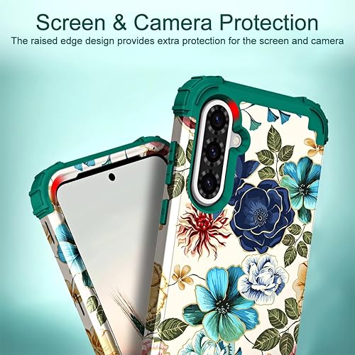 Miniatura 4 de Hocase Funda para Galaxy A53 5G, protección resistente a prueba de golpes, parachoques de goma de silicona suave, funda protectora híbrida de
