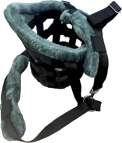 Miniatura 5 de Majestic Ally Mink Fleece acolchado bozal Halter para caballos (negro)