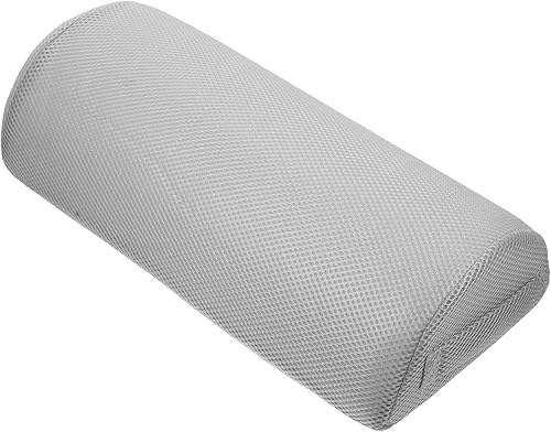 Miniatura 1 de Holibanna Almohada media redonda para piernas, almohada para dormir en el estómago, almohada lumbar de media luna, almohada de memoria para piernas,