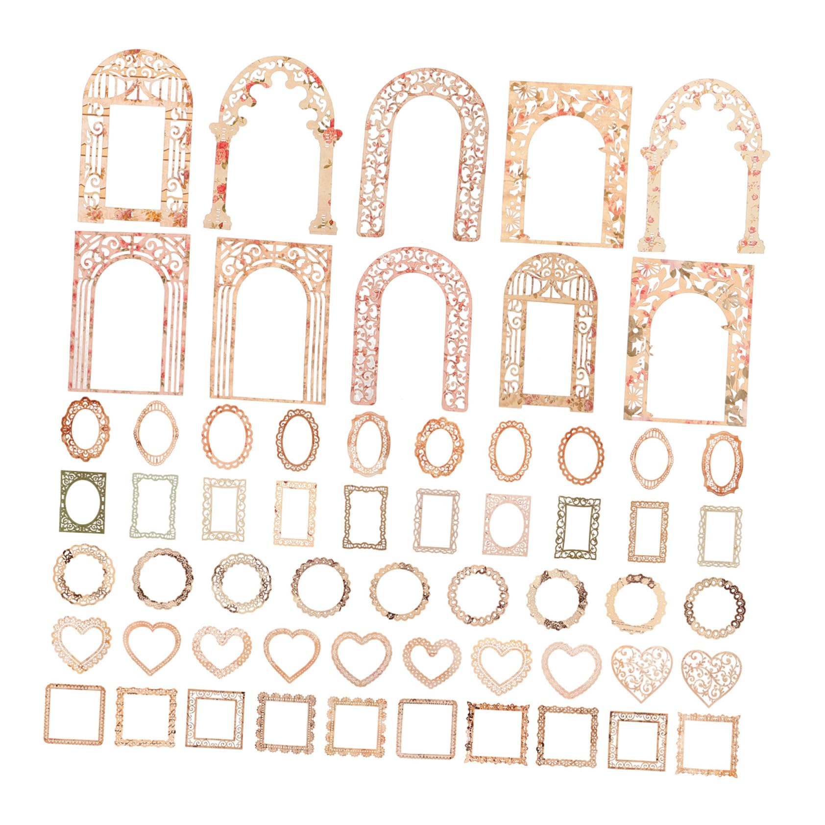 Lot De 5 Kits De Scrapbooking Papier De Fond Pour Journal Cadres Photo Fournitures Dartisanat En Papier 60 Feuilles X 5