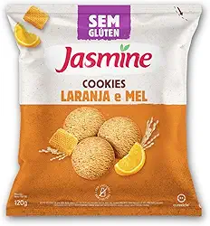Jasmine Cookies de Laranja e Mel Integral Sem Glúten 150g