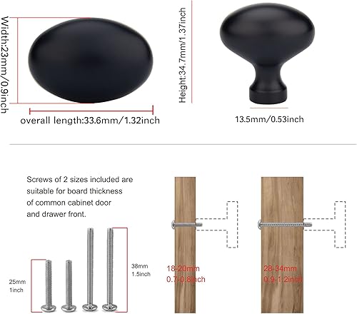 Miniatura 8 de TUNNY Paquete de 10 manijas octágonas de gabinete de cocina octágono con agujero central de 6.3 pulgadas (6.299in), tiradores de gabinete,