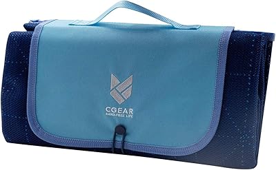 Sponsored Ad - CGEAR Sandlite – Patented Sand-Free Beach Mat – Multi Use Outdoor Camping Mat, Picnic Blanket, Exercise Str...