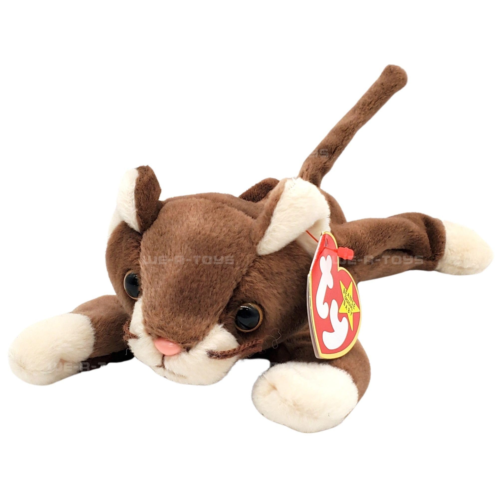 Amazon.com: Ty POUNCE Brown Ty-Dye Cat Tie-Dye (8``) Beanie Baby