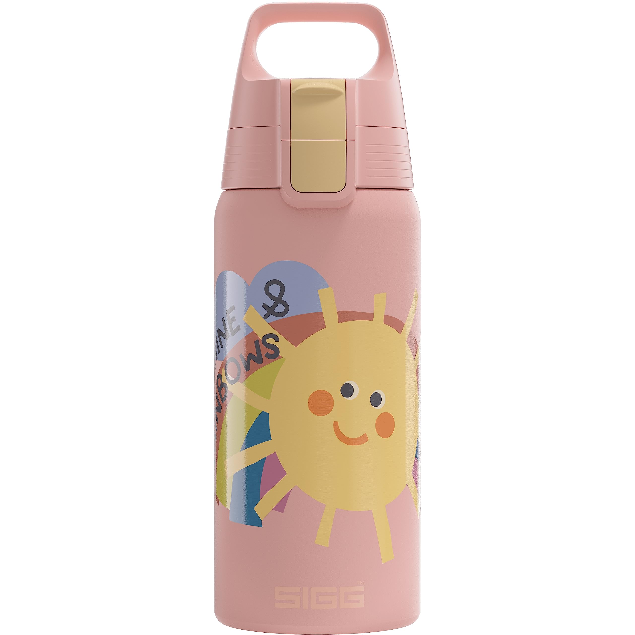 SIGG - Insulated Kids Bottle - Shield One Therm - For Carbonated Beverages - Dishwasher Safe - Stainless Steel - 17 Oz