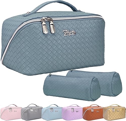 Bolsas de maquillaje de viaje CosmTravel Bolsas de maquillaje Bolsa organizadora de cosméticos Juego de 3 bolsas de maquillaje de gran capacidad, Bolsas de maquillaje de viaje CosmTravel Bolsas de maquillaje Bolsa organizadora de cosméticos Juego de 3 bolsas de maquillaje de gran capacidad,