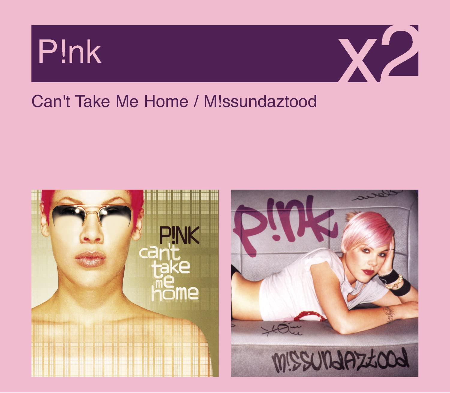 2cd Eco Slipc-Missundaztood/Can'T Ta Ke Me Home [Audio CD] Pink and Multi-Artistes