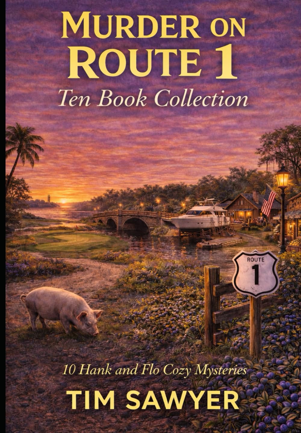 Murder on Route 1 Ten Book Collection: 10 Hank and Flo Cozy Mysteries (Hank and Flo Route 1 Cozy Mystery)