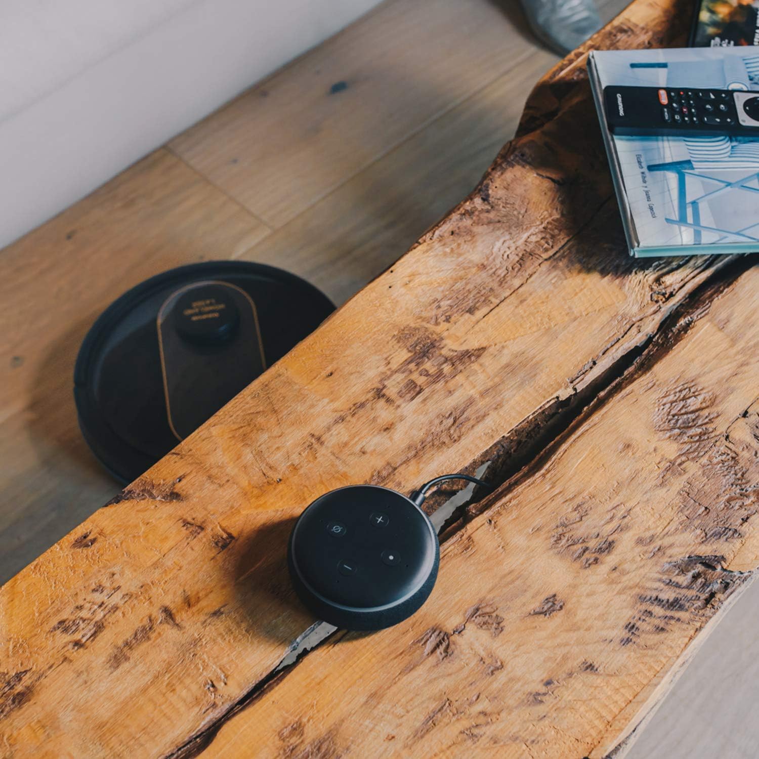 Taurus Homeland Laser Robot Vacuum Cleaner with an Amazon Alexa device