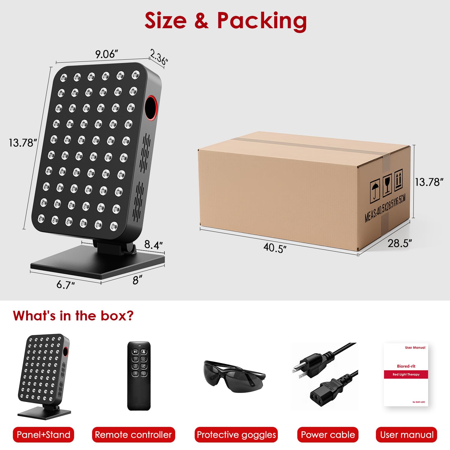 Terapia de luz roja, azul y verde para cuerpo, paneles rojos de infrarrojo cercano de 300 W, 60 LED de doble chip sin parpadeo, ideal para cuerpo, cara, mantener, energía, dolor muscular