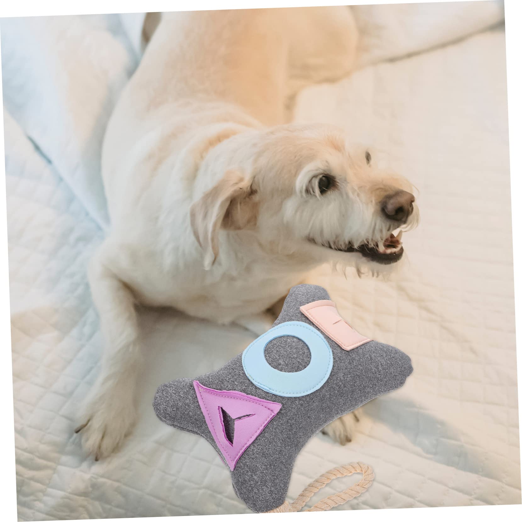 Mipcase 5piezas Juguete para Perros Interactivo Estímulo Cerebral Bola De Comida Oculta para Perros Medianos y Juguete Chirriante y Masticable para Entrenamiento y Reducción del Estrés