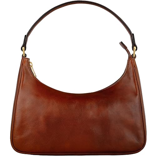 Time Resistance Leather Handbag - Full-Grain Leather Purse for Women