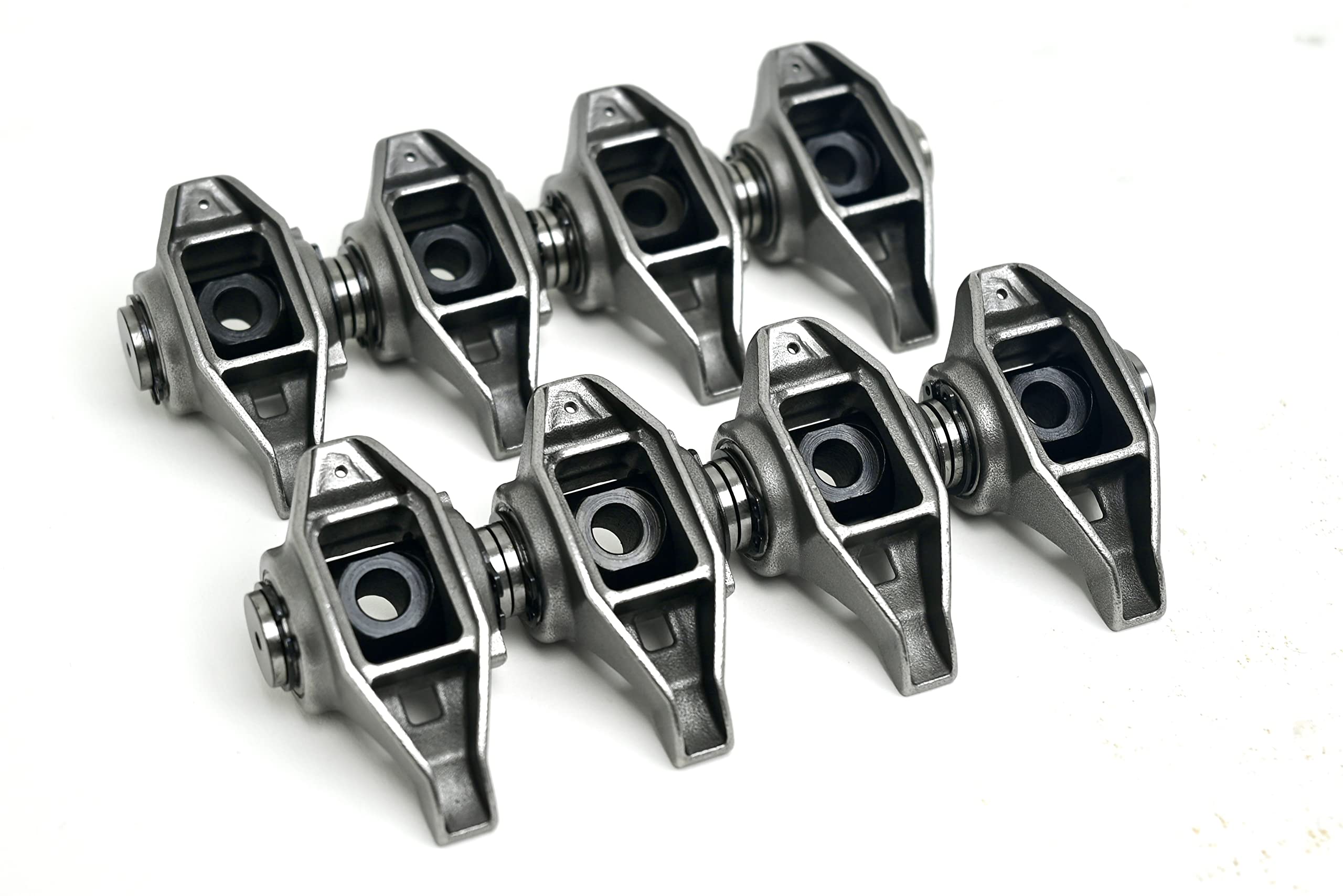 Michigan Motorsports LS1 Rocker Arms with Upgraded Trunnions Installed - Set of 8 - Fits 4.8L 5.3L 5.7L 6.0L LS1 LS2 LS6 LQ4 LQ9 LM7 - GM Replacement