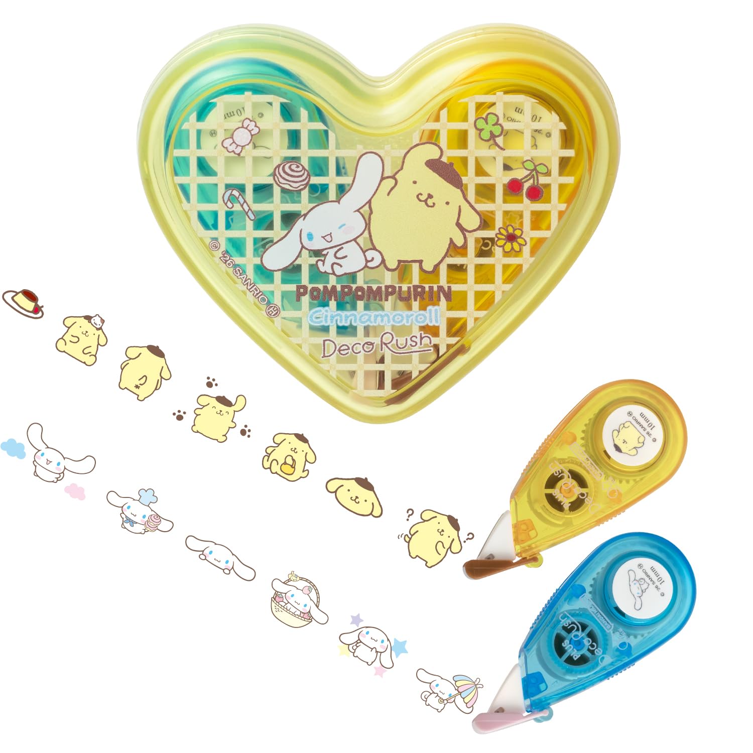 Amazon.co.jp: プラス デコラッシュ ハートケースセット​ サンリオ