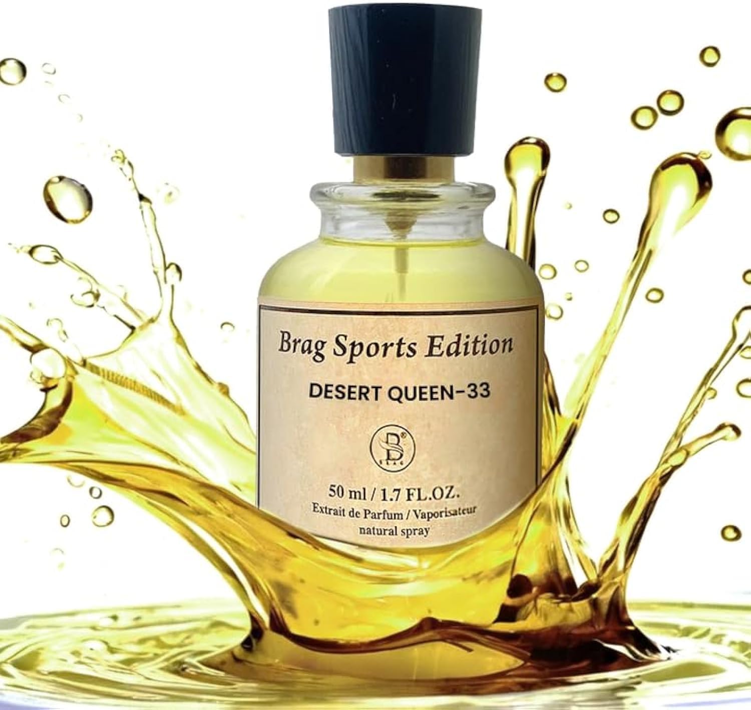 Sports Edition Desert Queen-33 Extrait De Parfum | Fruity, Rose & Amber Perfume for Women | Long Lasting Arabic Perfume | Captivating Scent for Confident Women 1.7 OZ