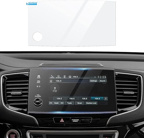 Autorder Ajuste personalizado para protector de pantalla 2019 2020 2021 2022 Honda PilotPassport vidrio templado 9H navegación pantalla táctil