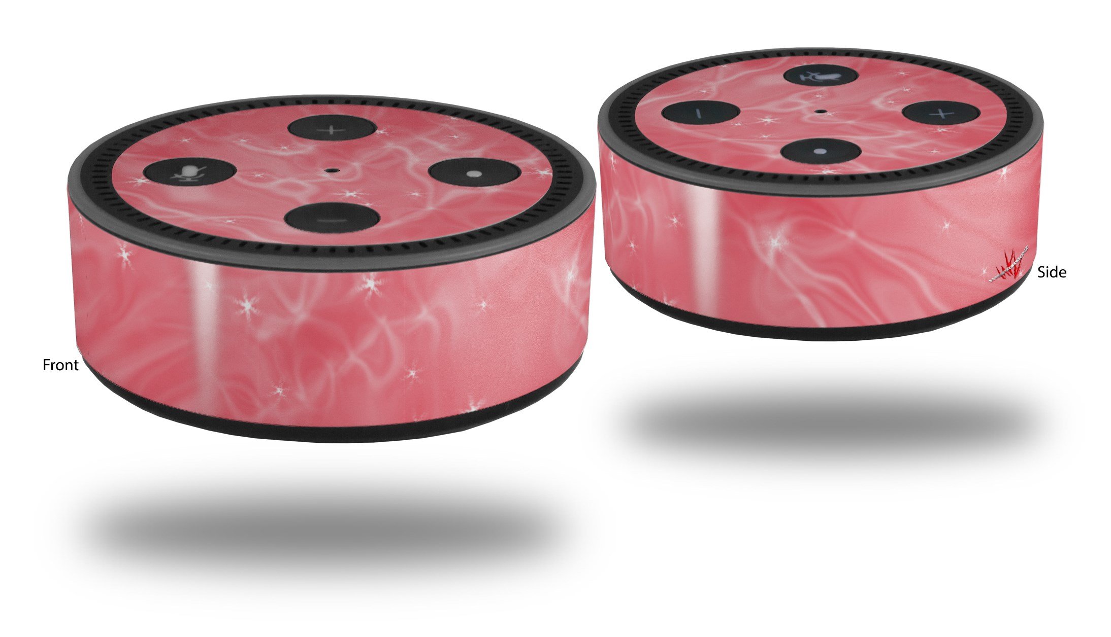 Skin Wrap Decal Set 2 Pack for Amazon Echo Dot 2 - Stardust Pink (2nd Generation ONLY - Echo NOT Included)