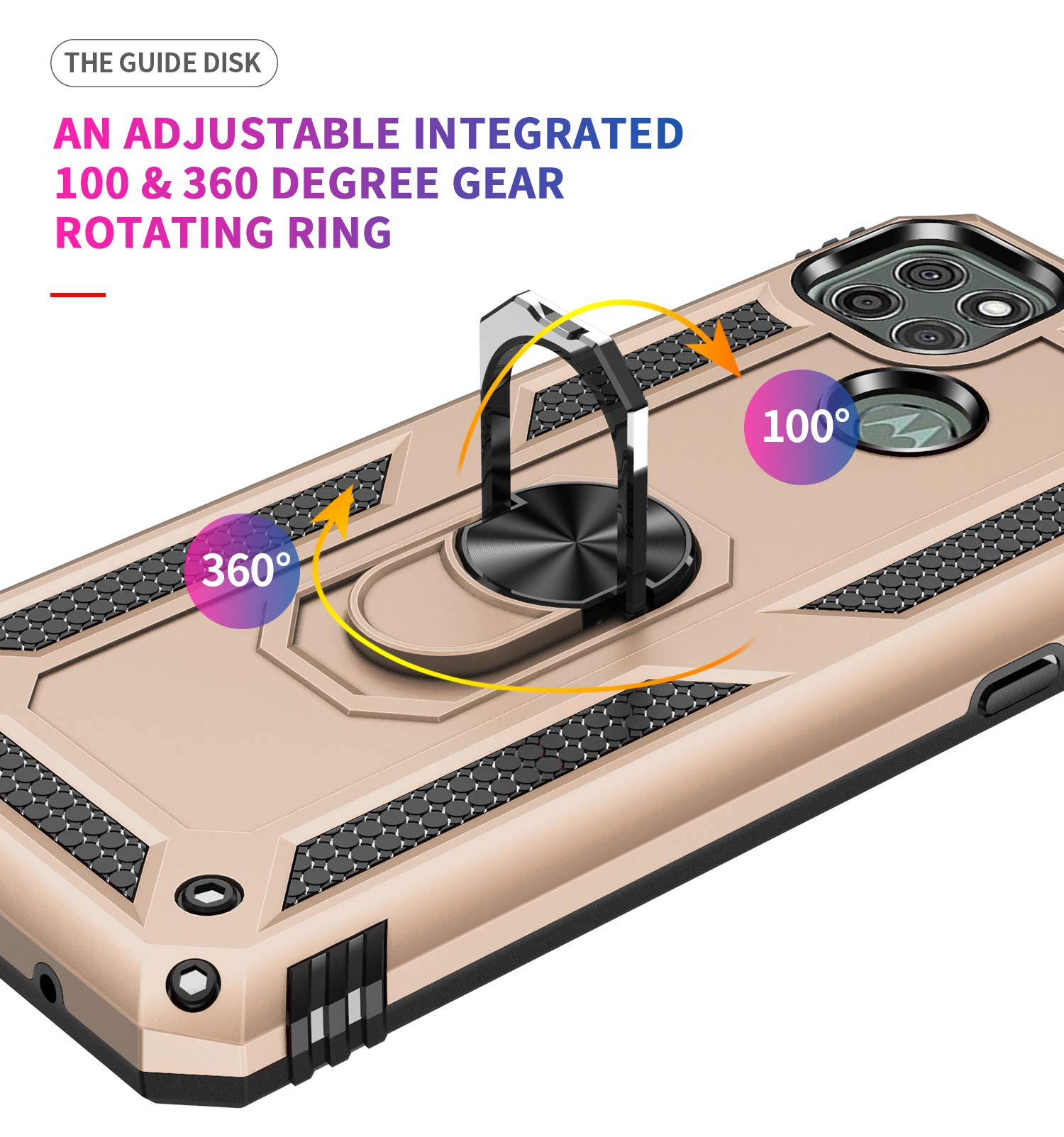 FTRONGRT Wallet Cover per Motorola Moto G9 Power, [Chiusura Magnetica