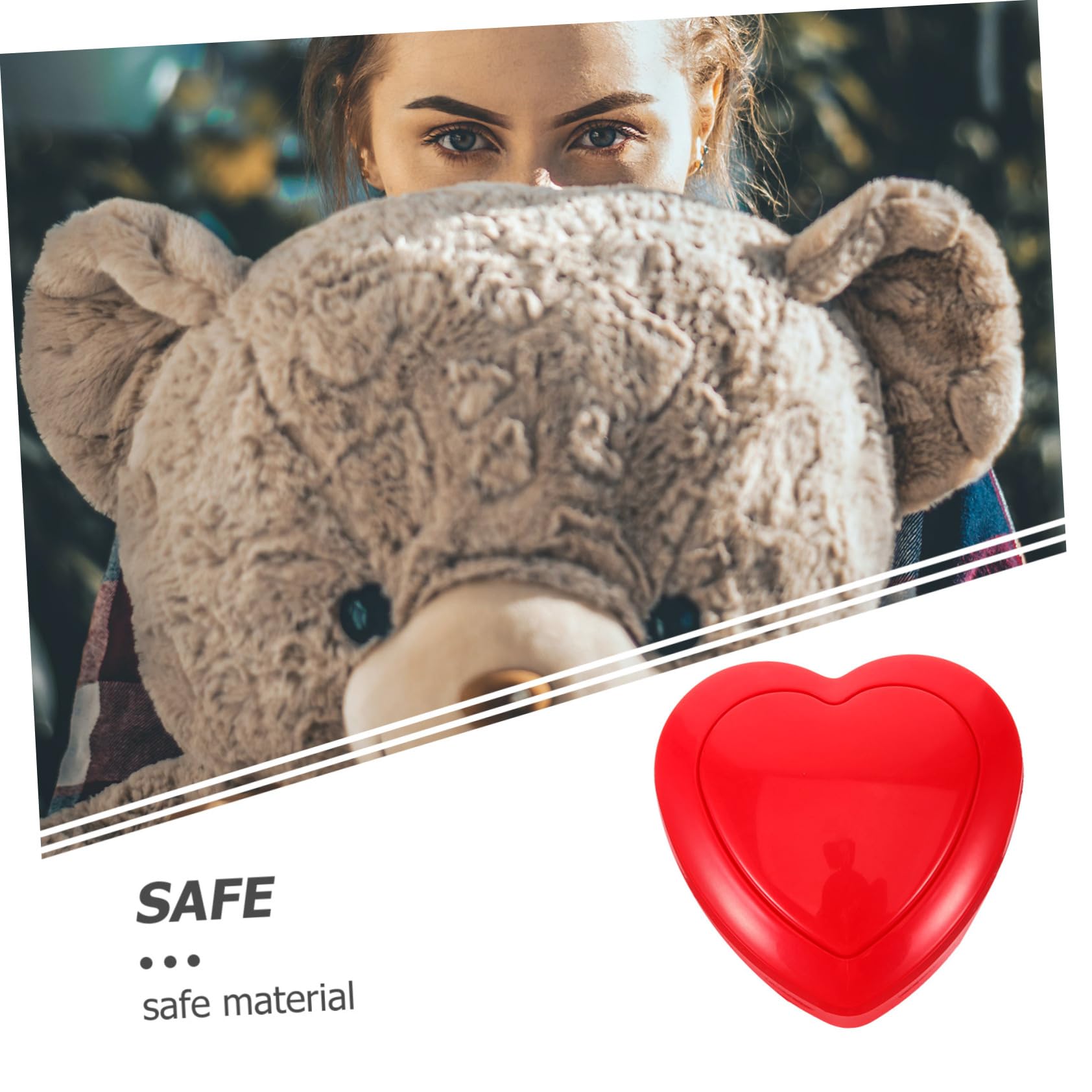 NAMOARLY Heartbeat Sound Machine Boys and Girls Heartbeat Soother Realistic Toy