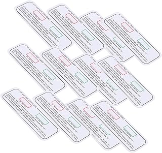 VILLCASE 12Pcs Indicador De Cartões Internos Identificando Identificadores De Tiras Uvc De Teste Uvc-Uva Light Uva