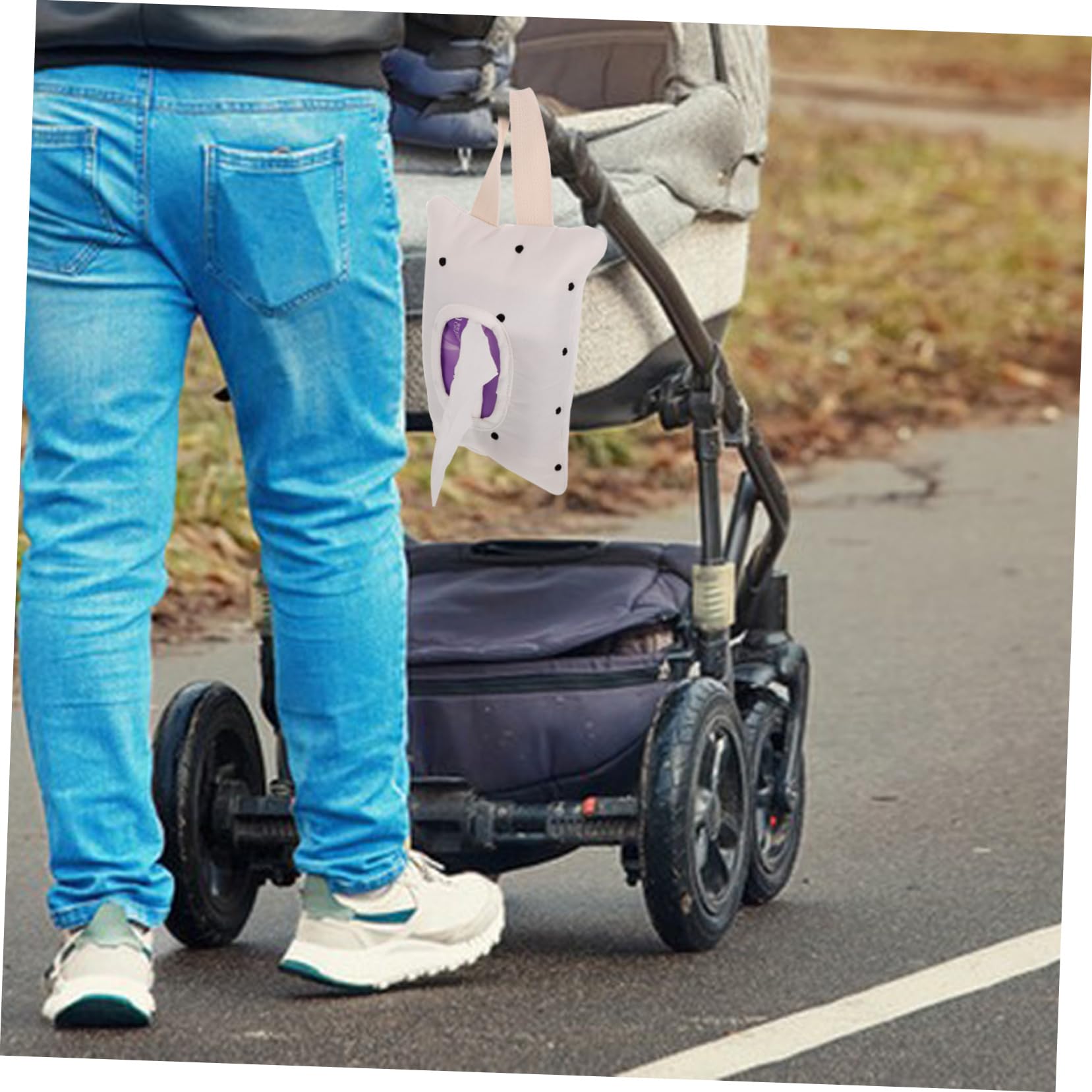 UPKOCH 5piezas Porta Pañuelos Colgante Para Coche Dispensador De Húmedas y Pañuelos Bolsa De Almacenamiento Práctica Para y