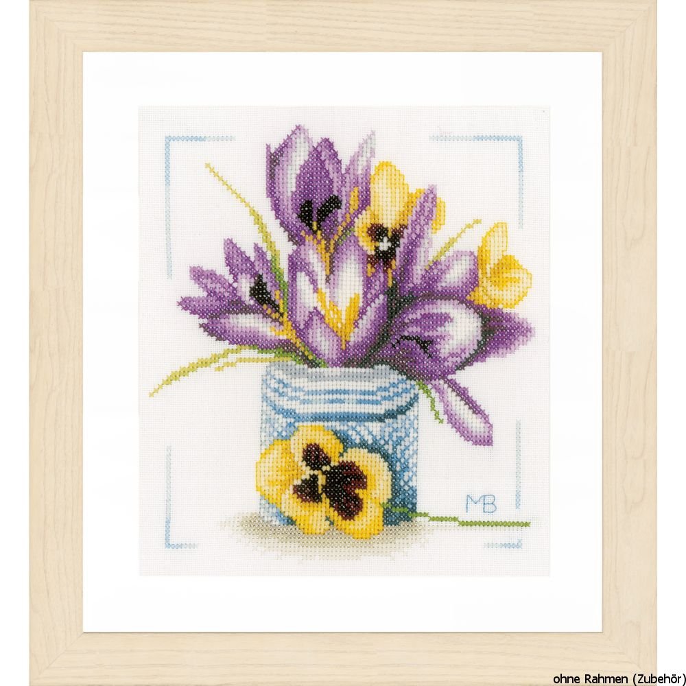 LanarteCrocus (Evenweave), Linen, Multi-Colour, 20 x 2 x 20 cm