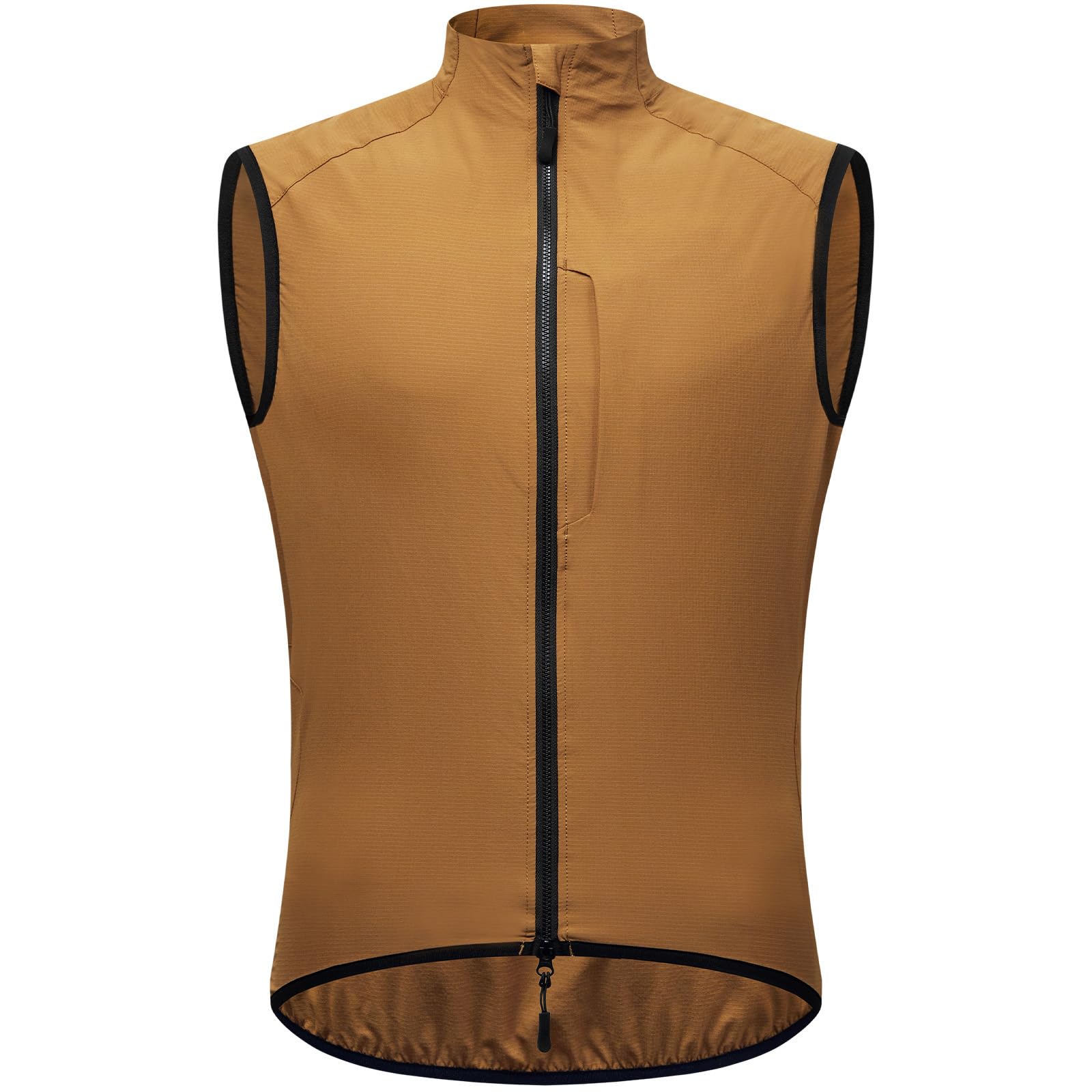 Gilet ciclismo performance uomo antivento idrorepellente riflettente, strato ultra leggero comprimibile traspirante con vano zip nascosto per strada gravel touring MTB