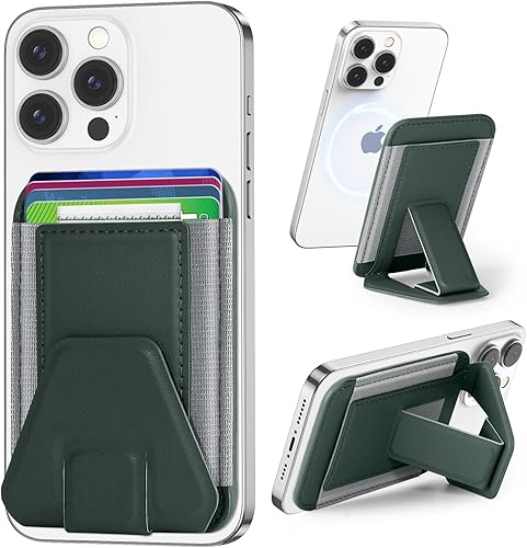 ExtreLife Soporte magnético para billetera (verde+gris)