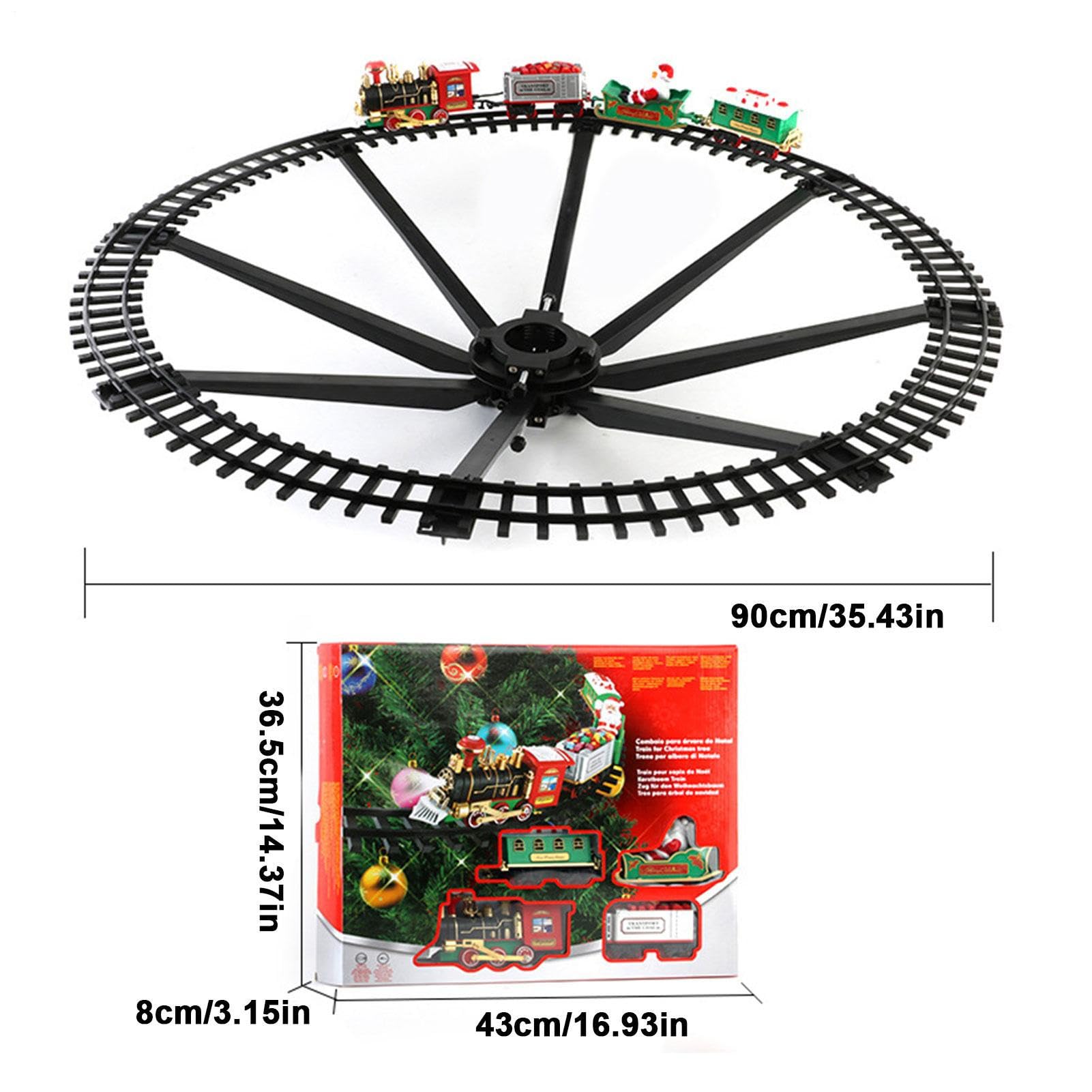 Tren Eléctrico De Navidad Tren De Vapor - Juguete Eléctrico Tren Para Niños Y Niñas | Sonido Y Luz Electricidad Trenes De Navidad Niños, Niños, Niñas De 3 a 8 Años Para Alrededor Del Boo
