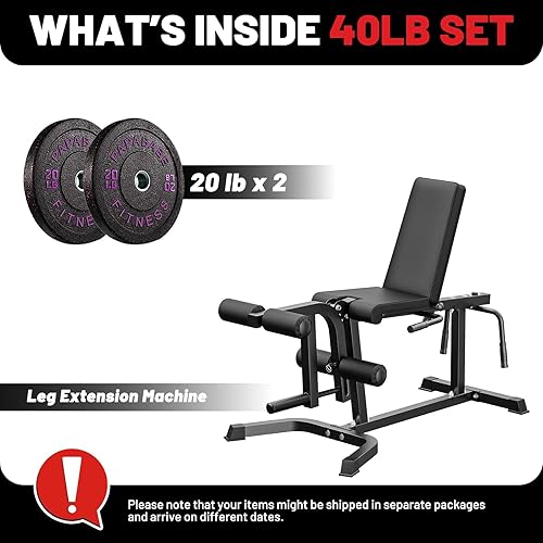 Miniatura 2 de PAPABABE Máquina de extensión y rizado de piernas, máquina ajustable de piernas, extensión de piernas sentadas y máquina de flexión de piernas