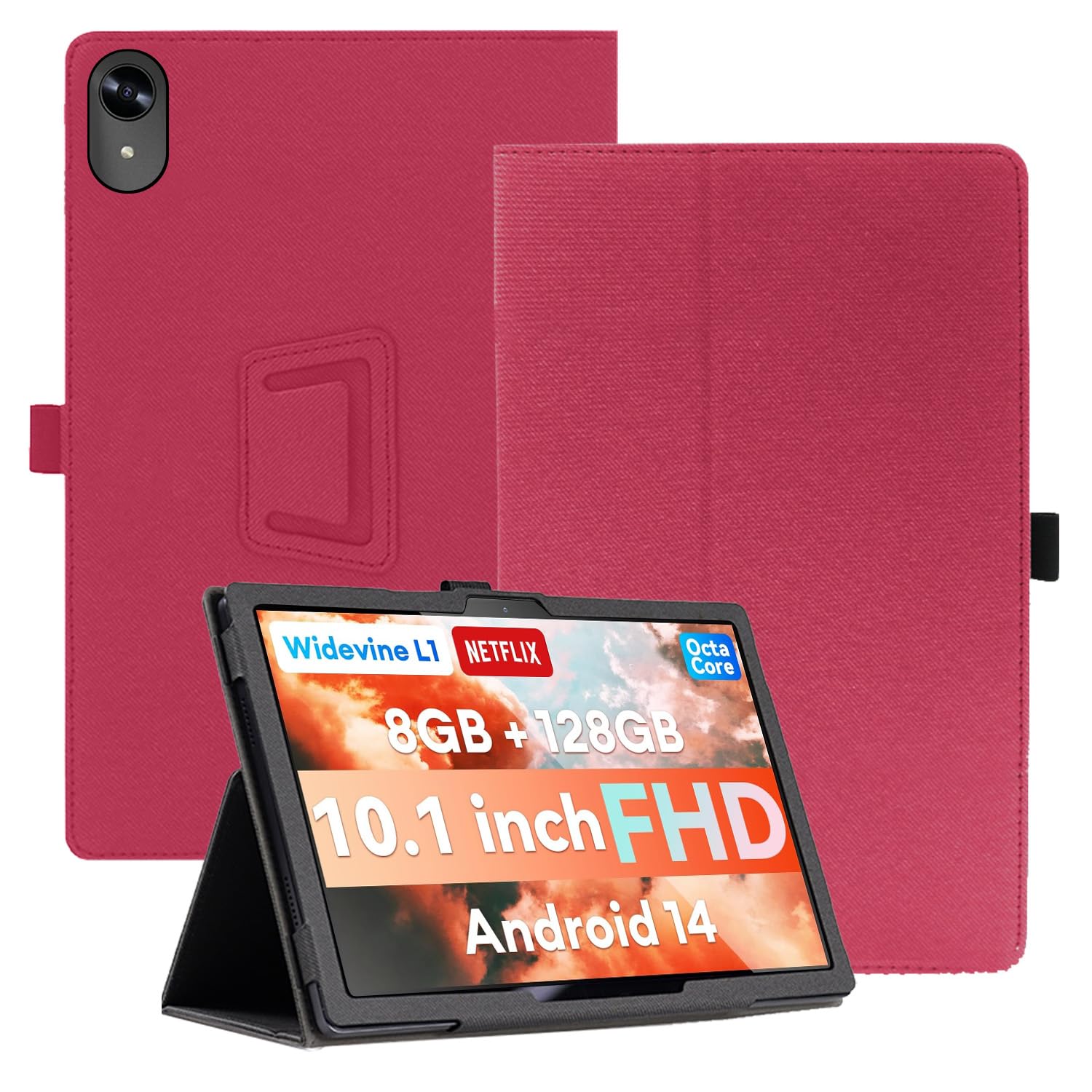 ALPHAWOLF 10.1インチタブレット 16GB+128GBカバー付