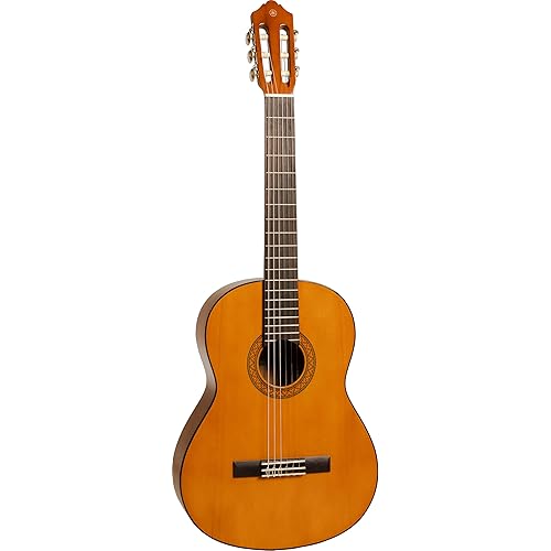 Yamaha 6 String Scale Beginner Classical Guitar-Natural Finish, Right Handed, Full Size (C40II)