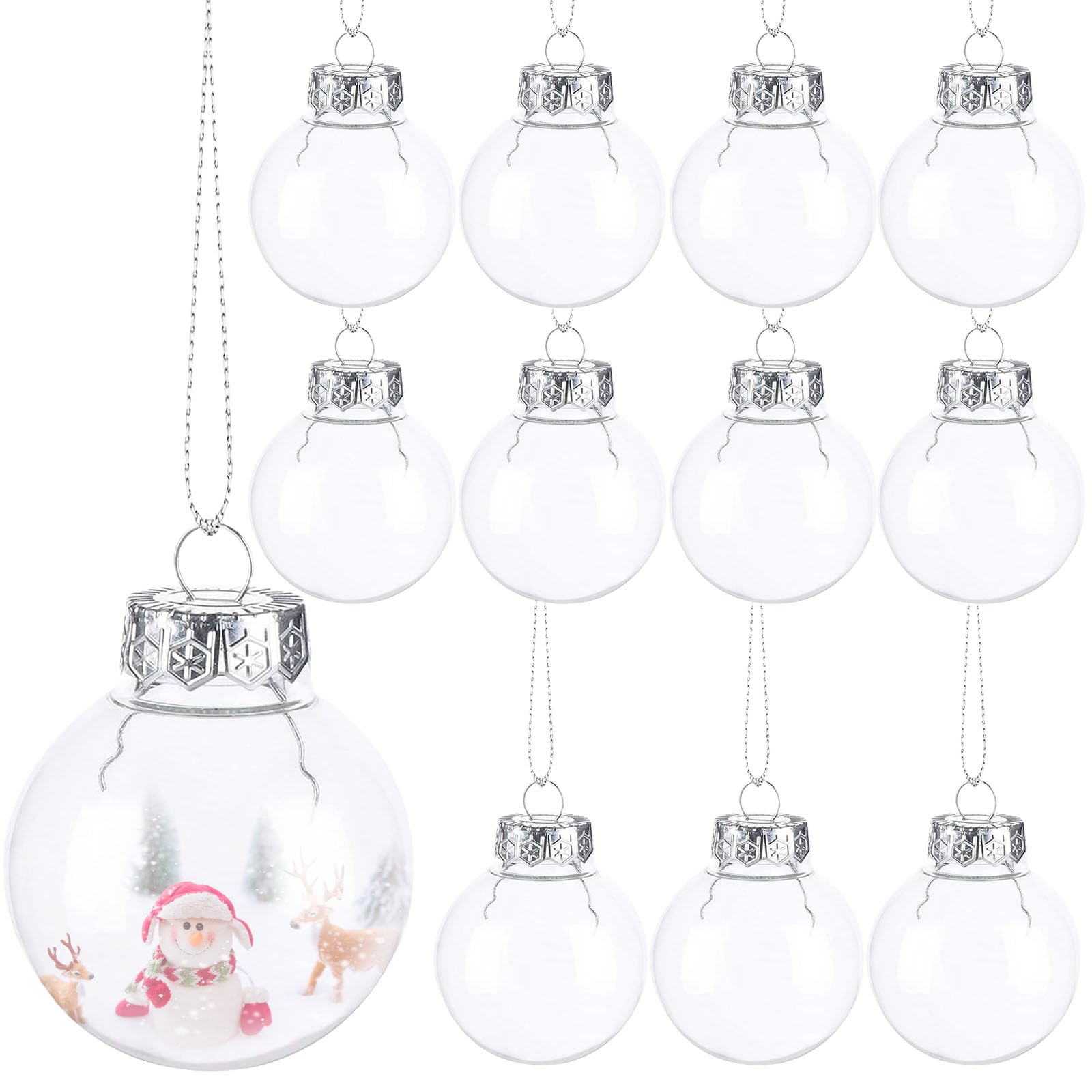 Palline Di Natale Bomboniere Battesimo - Foto 4